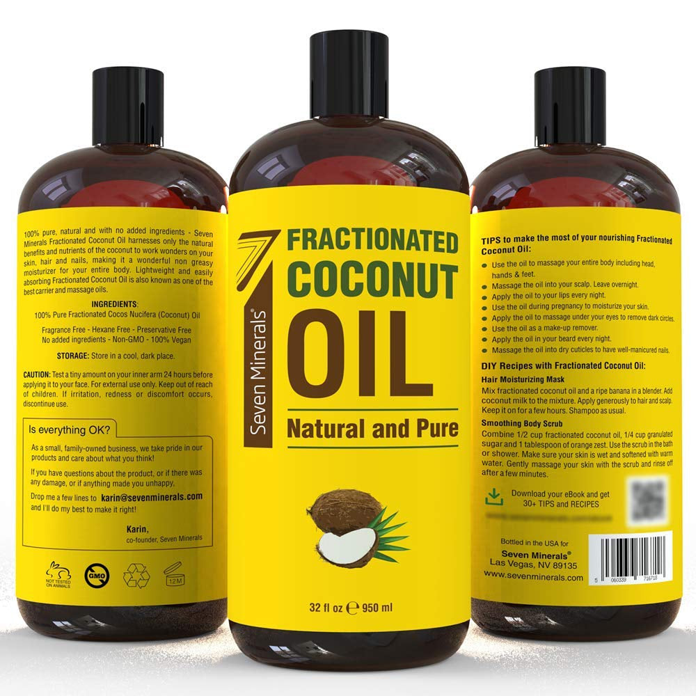 Pure Fractionated Coconut Oil